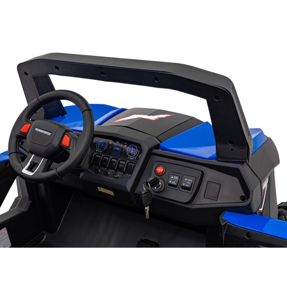 Elektrinis Buggy UTV-MX 2000N, Blue-Elektromobiliai vaikams, Keturračiai ir bagiai-e-vaikas