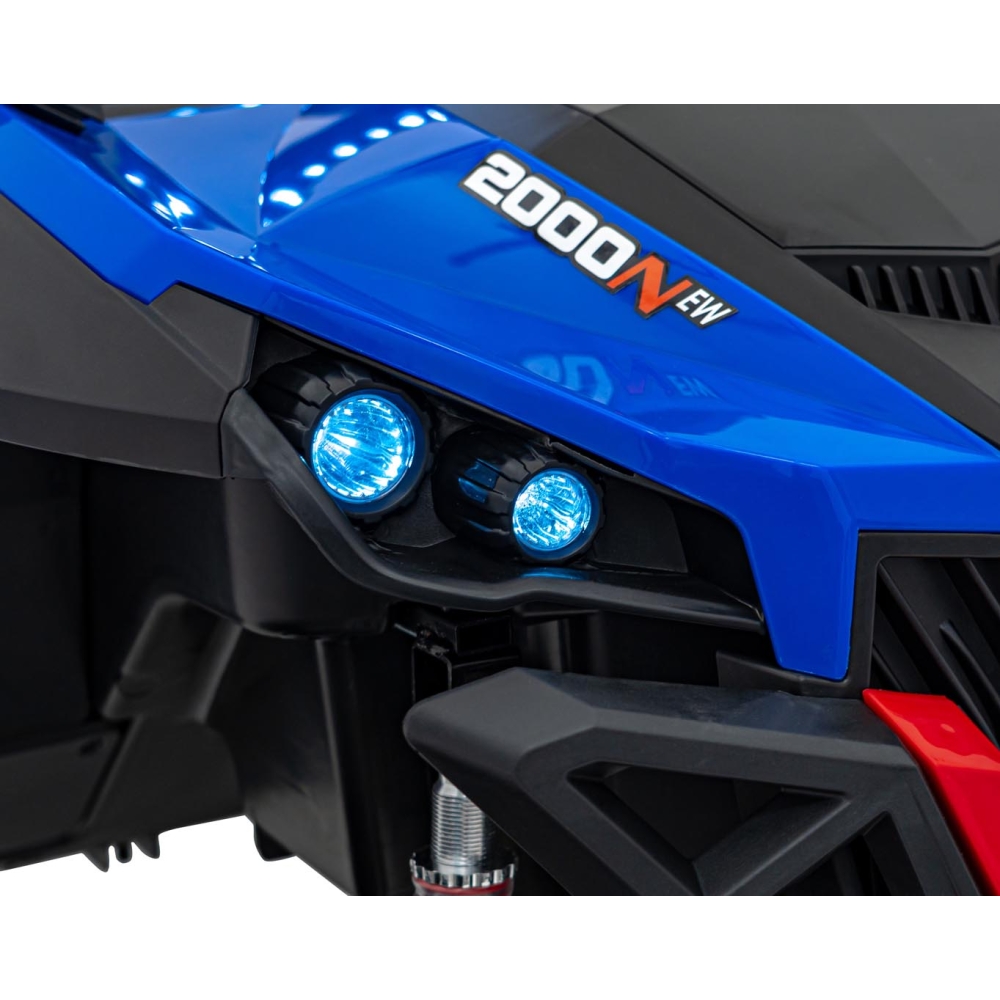 Elektrinis Buggy UTV-MX 2000N, Blue-Elektromobiliai vaikams, Keturračiai ir bagiai-e-vaikas