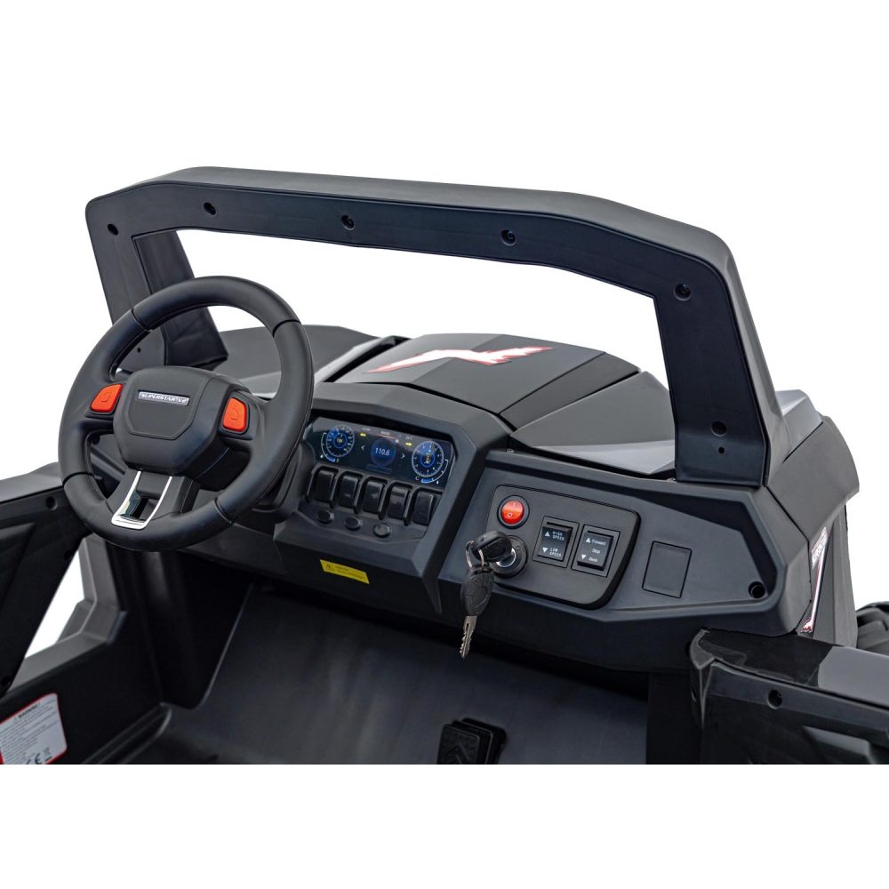 Elektrinis Buggy UTV-MX 2000N, Black-Elektromobiliai vaikams, Keturračiai ir bagiai-e-vaikas
