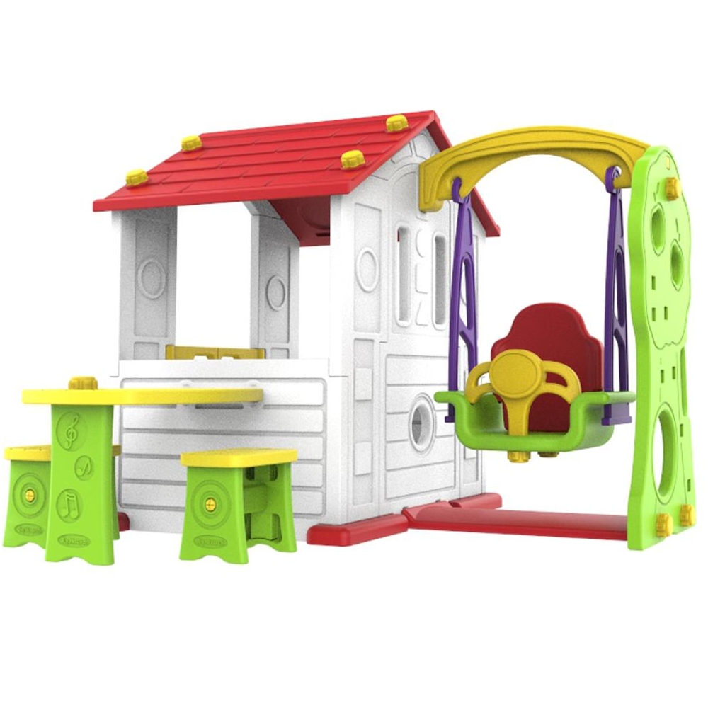 Sodo namelis 3-in-1 Raudonas stogas