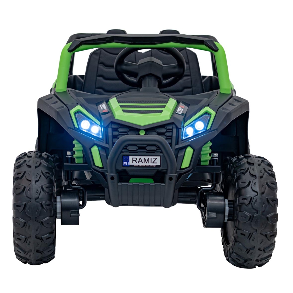 Elektrinis Buggy UTV 2000M Racing, Green-Elektromobiliai vaikams, Keturračiai ir bagiai-e-vaikas