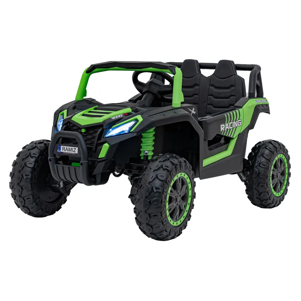 Elektrinis Buggy UTV 2000M Racing, Green-Elektromobiliai vaikams, Keturračiai ir bagiai-e-vaikas