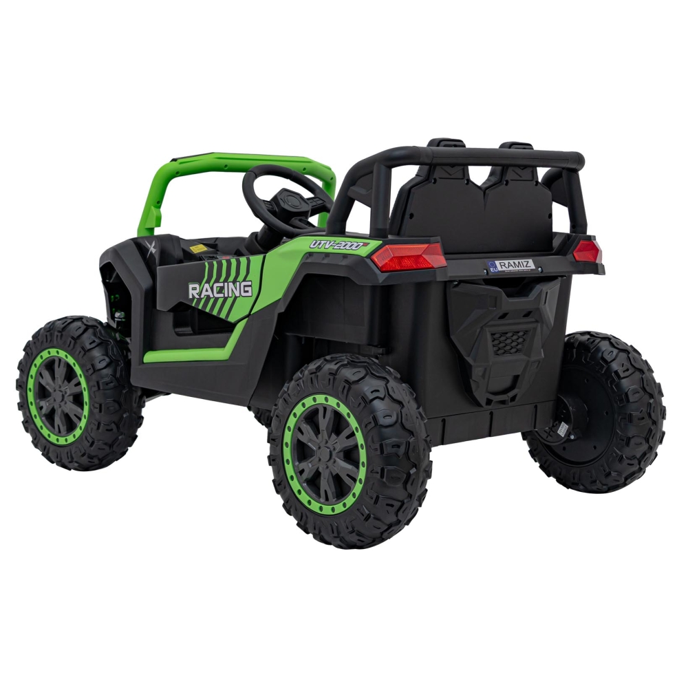 Elektrinis Buggy UTV 2000M Racing, Green-Elektromobiliai vaikams, Keturračiai ir bagiai-e-vaikas