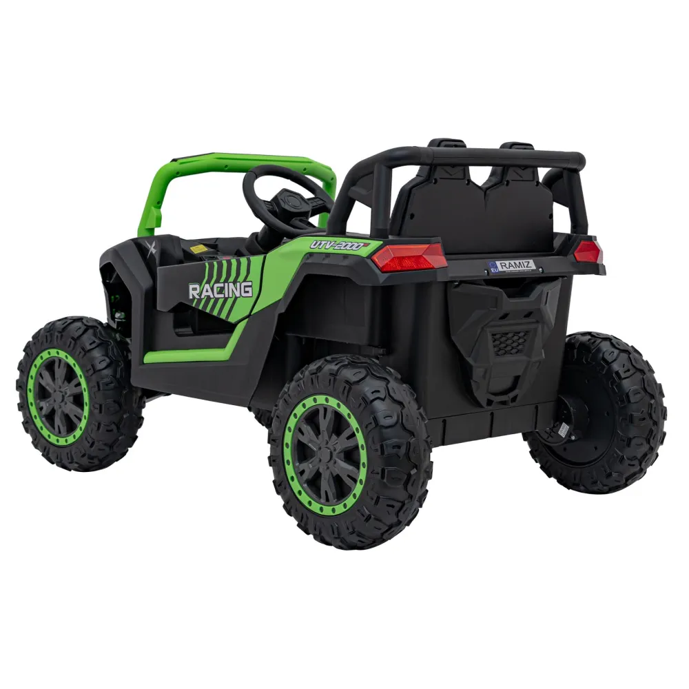 Elektrinis Buggy UTV 2000M Racing, Green-Elektromobiliai vaikams, Keturračiai ir bagiai-e-vaikas