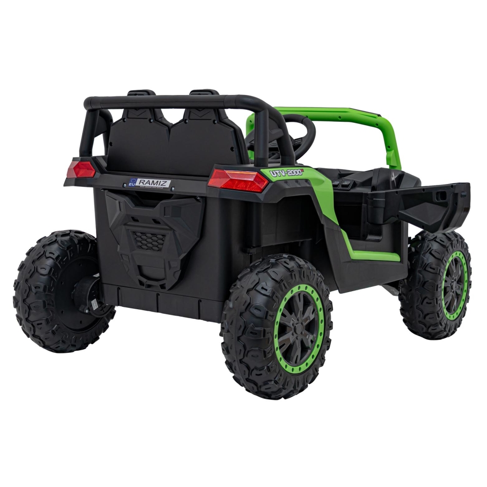 Elektrinis Buggy UTV 2000M Racing, Green-Elektromobiliai vaikams, Keturračiai ir bagiai-e-vaikas