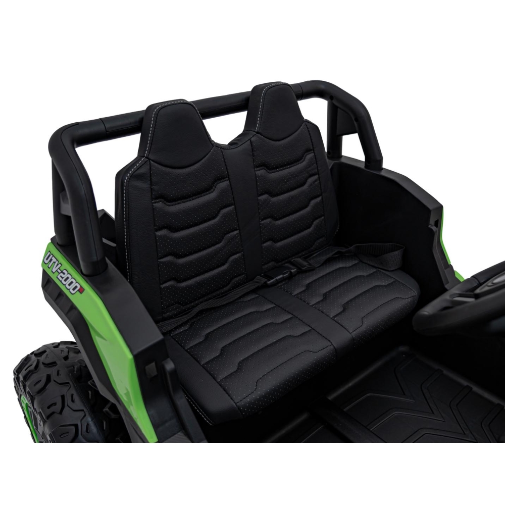 Elektrinis Buggy UTV 2000M Racing, Green-Elektromobiliai vaikams, Keturračiai ir bagiai-e-vaikas