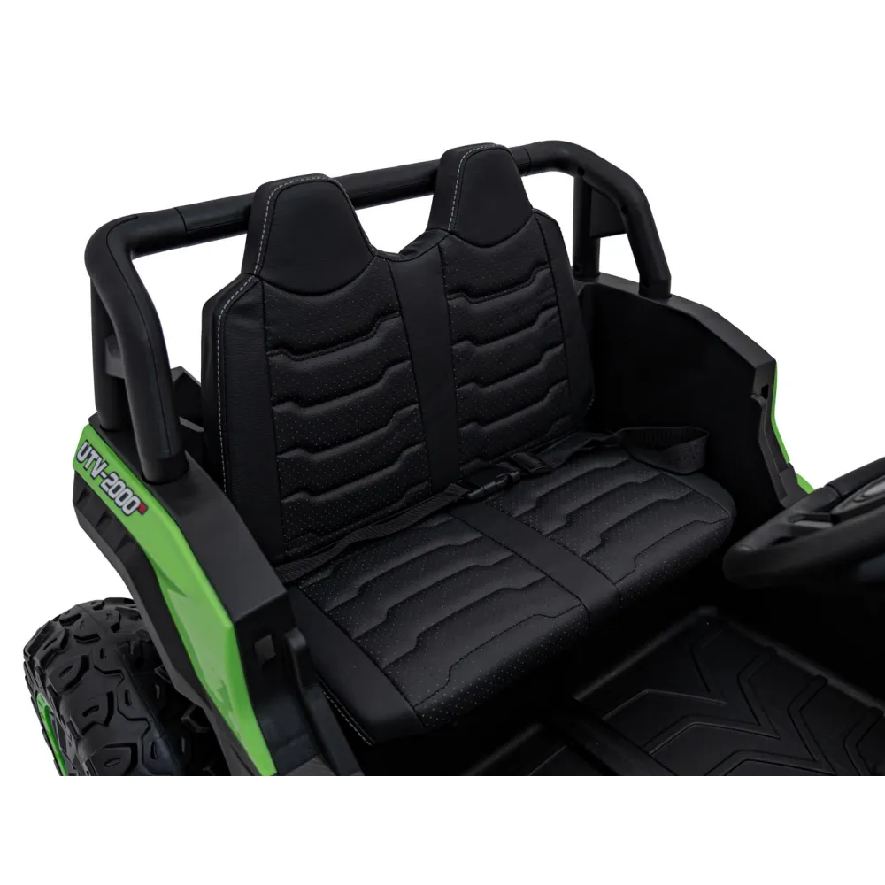 Elektrinis Buggy UTV 2000M Racing, Green-Elektromobiliai vaikams, Keturračiai ir bagiai-e-vaikas