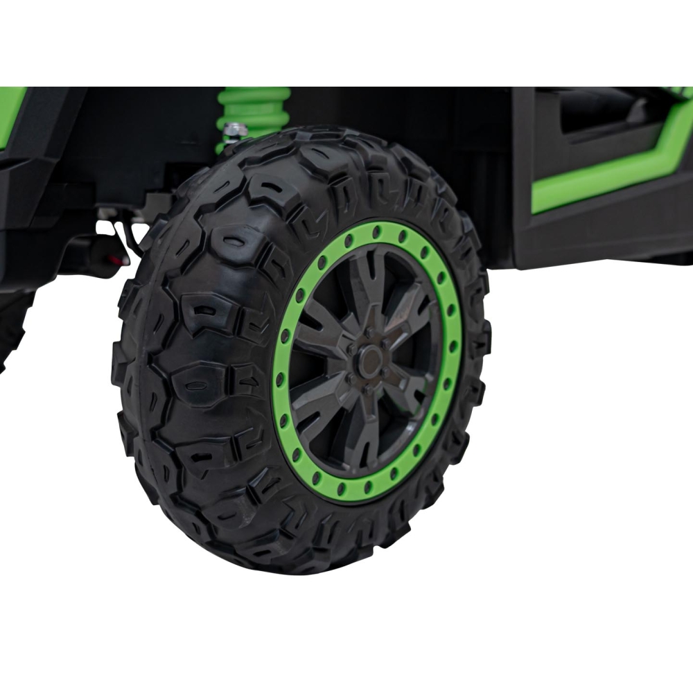 Elektrinis Buggy UTV 2000M Racing, Green-Elektromobiliai vaikams, Keturračiai ir bagiai-e-vaikas