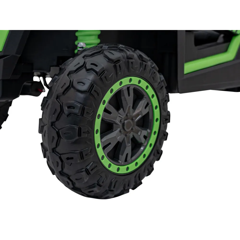Elektrinis Buggy UTV 2000M Racing, Green-Elektromobiliai vaikams, Keturračiai ir bagiai-e-vaikas