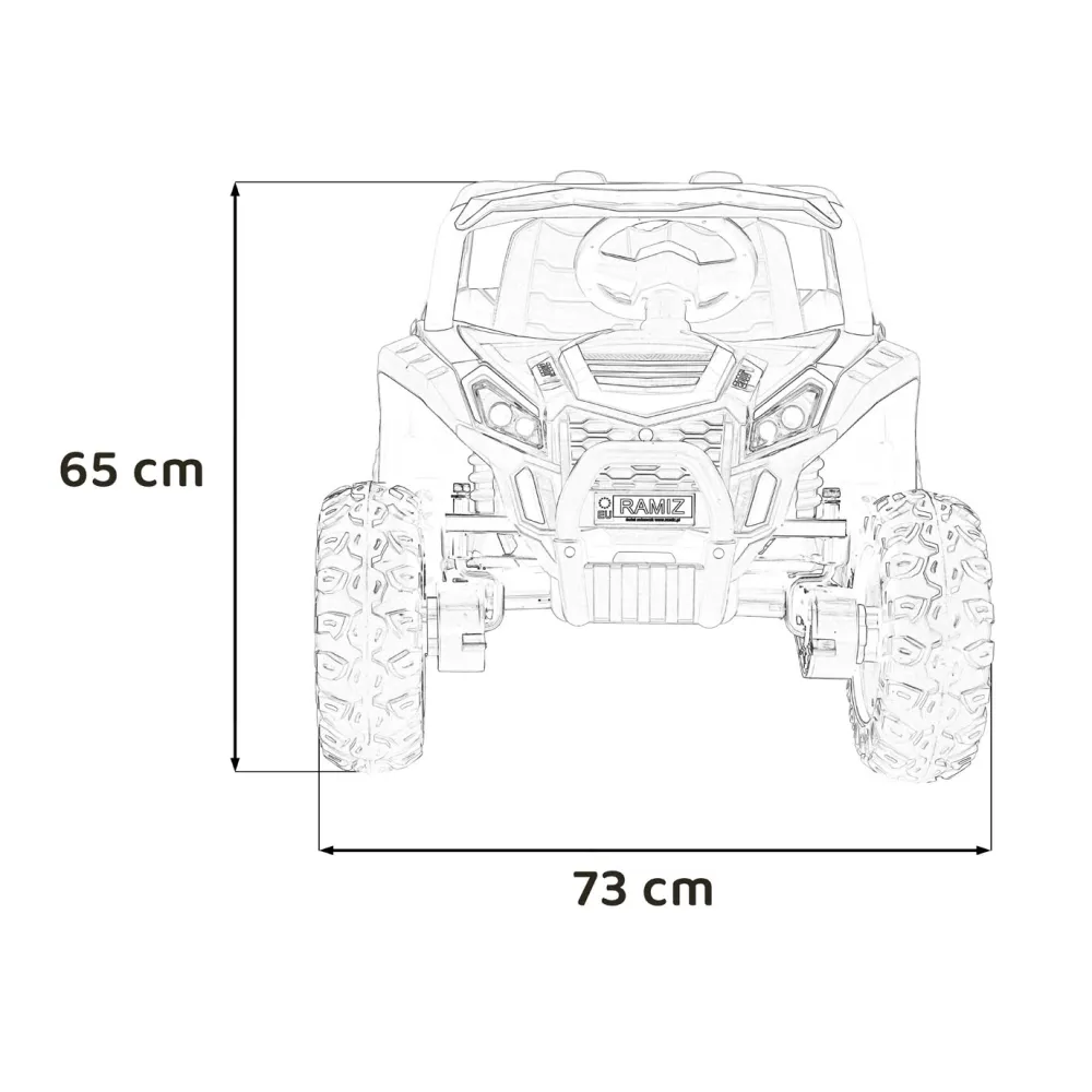 Elektrinis Buggy UTV 2000M Racing, Green-Elektromobiliai vaikams, Keturračiai ir bagiai-e-vaikas