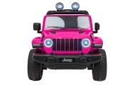 Elektromobilis Jeep Wrangler Rubicon, Pink-Elektromobiliai vaikams, Visureigiai-e-vaikas