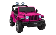 Elektromobilis Jeep Wrangler Rubicon, Pink-Elektromobiliai vaikams, Visureigiai-e-vaikas