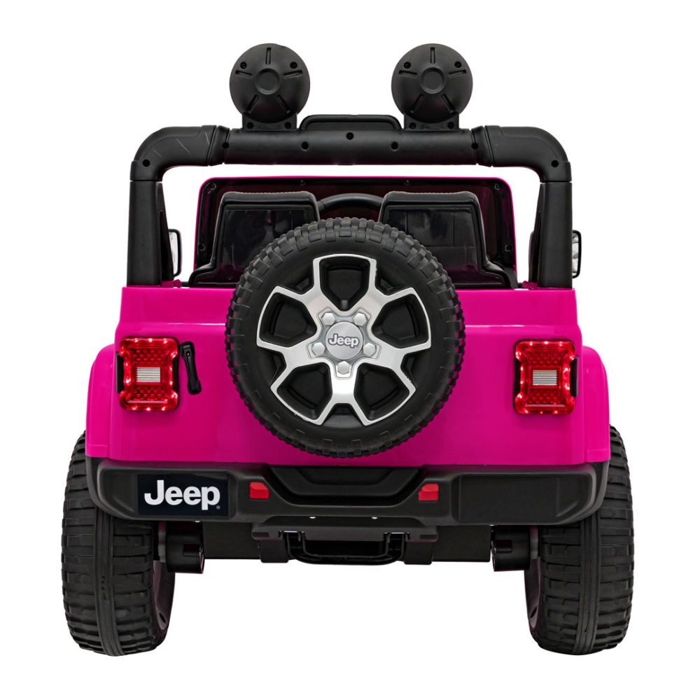 Elektromobilis Jeep Wrangler Rubicon, Pink-Elektromobiliai vaikams, Visureigiai-e-vaikas