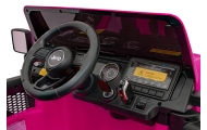 Elektromobilis Jeep Wrangler Rubicon, Pink-Elektromobiliai vaikams, Visureigiai-e-vaikas