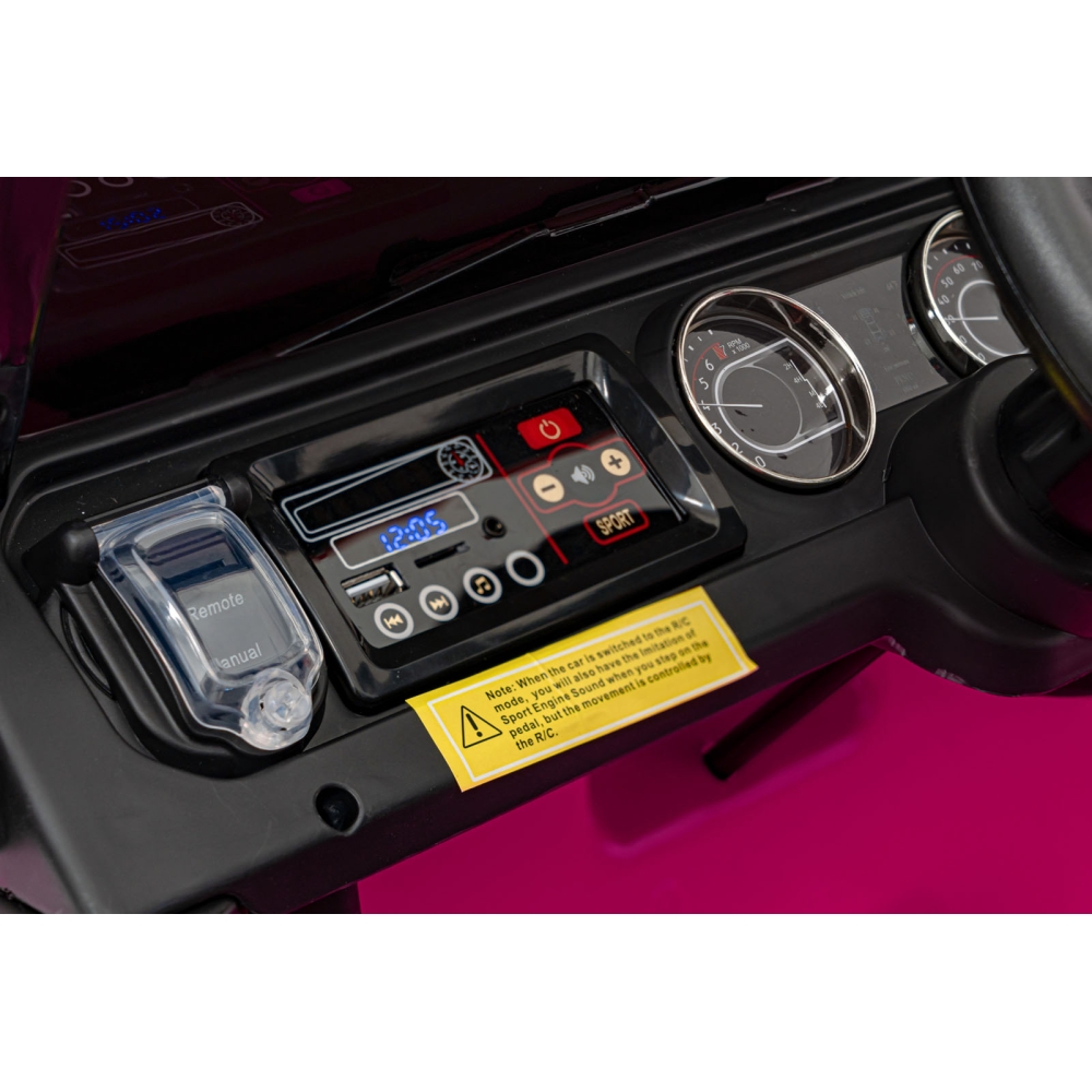 Elektromobilis Jeep Wrangler Rubicon, Pink-Elektromobiliai vaikams, Visureigiai-e-vaikas