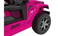 Elektromobilis Jeep Wrangler Rubicon, Pink-Elektromobiliai vaikams, Visureigiai-e-vaikas