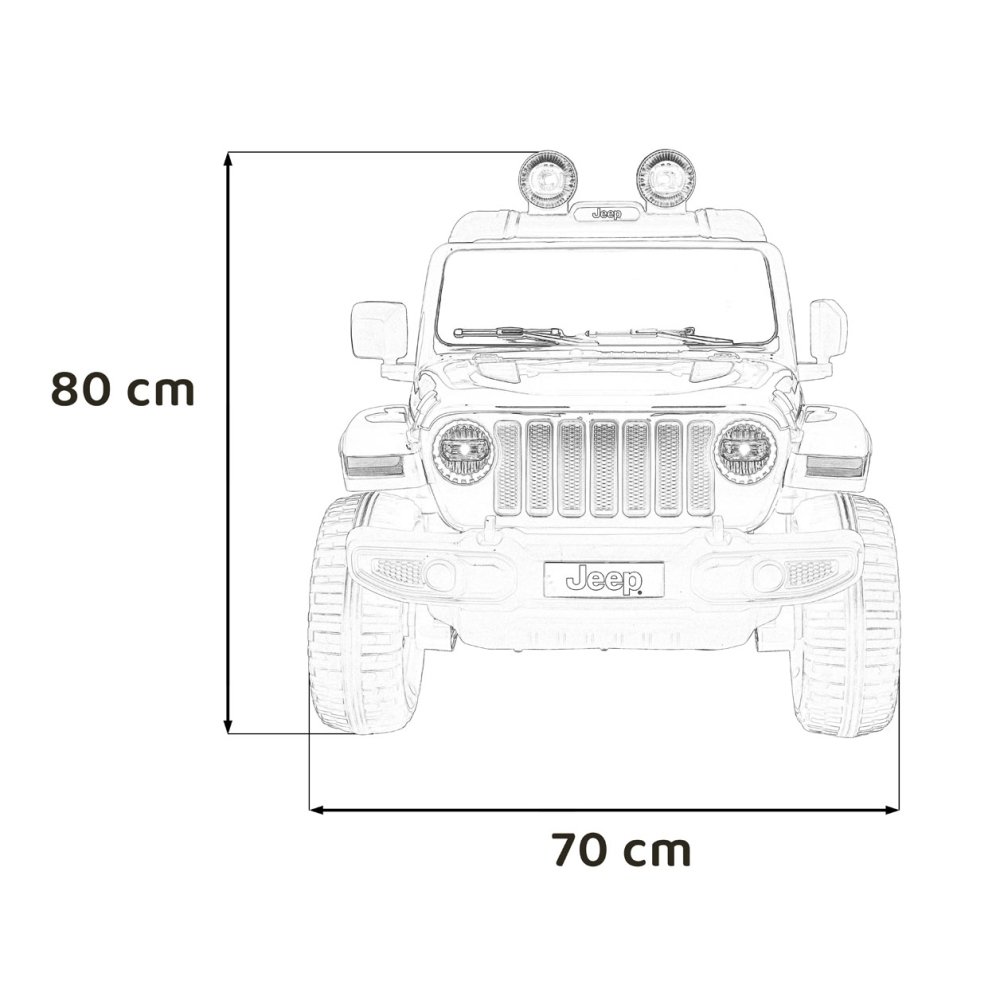 Pojazd Jeep Wrangler Rubicon Różowy
