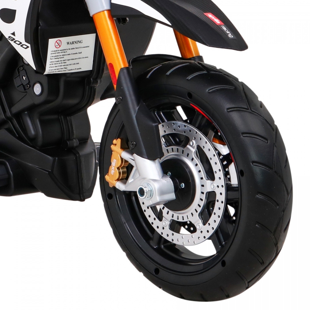 Elektrinis motociklas Aprilia, Black-Elektromobiliai vaikams, Motociklai-e-vaikas
