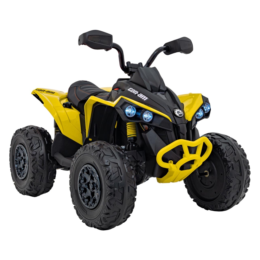 Elektrinis keturratis Maverick ATV, Yellow-Elektromobiliai vaikams, Keturračiai ir bagiai-e-vaikas