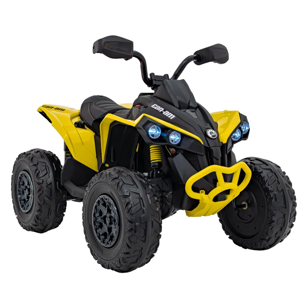 Elektrinis keturratis Maverick ATV, Yellow-Elektromobiliai vaikams, Keturračiai ir bagiai-e-vaikas
