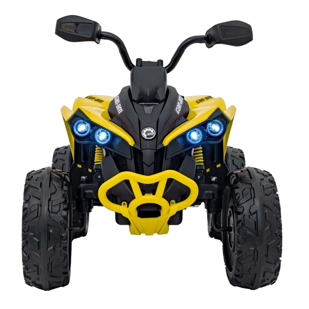 Elektrinis keturratis Maverick ATV, Yellow-Elektromobiliai vaikams, Keturračiai ir bagiai-e-vaikas
