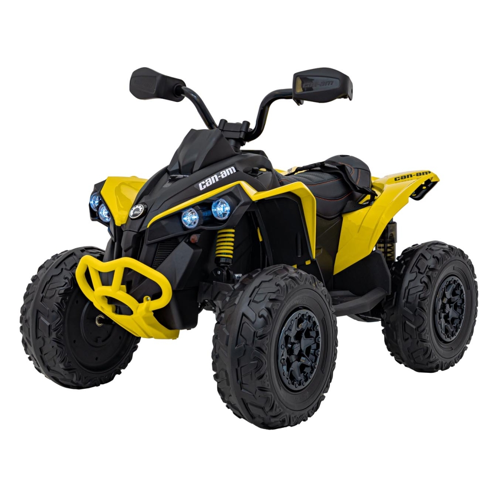 Elektrinis keturratis Maverick ATV, Yellow-Elektromobiliai vaikams, Keturračiai ir bagiai-e-vaikas