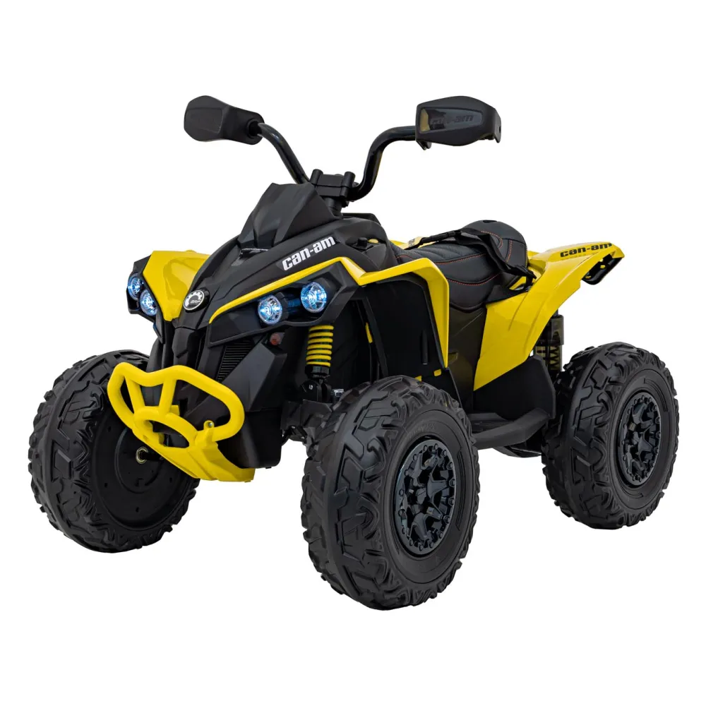 Elektrinis keturratis Maverick ATV, Yellow-Elektromobiliai vaikams, Keturračiai ir bagiai-e-vaikas