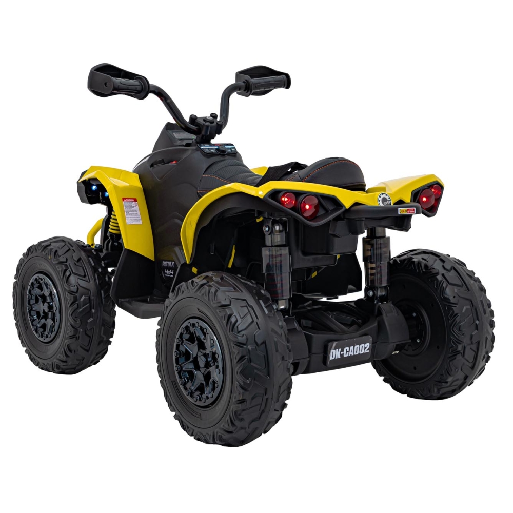 Elektrinis keturratis Maverick ATV, Yellow-Elektromobiliai vaikams, Keturračiai ir bagiai-e-vaikas
