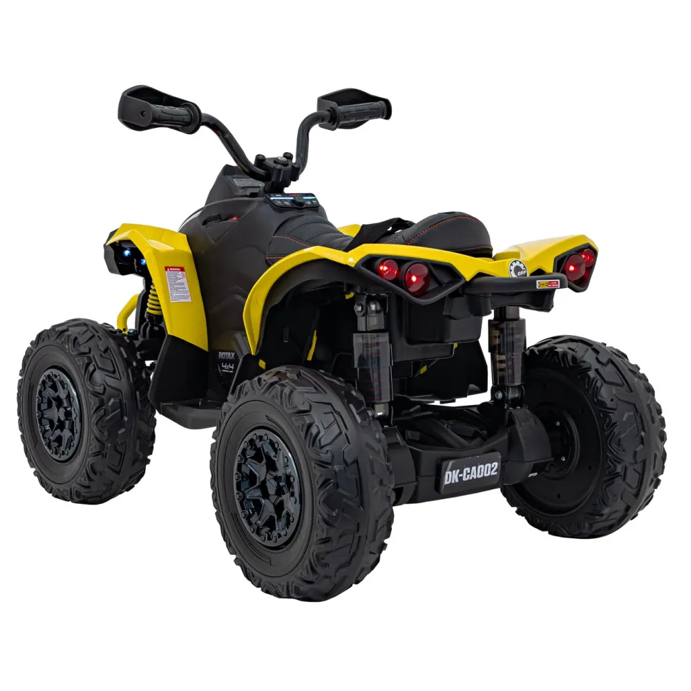 Elektrinis keturratis Maverick ATV, Yellow-Elektromobiliai vaikams, Keturračiai ir bagiai-e-vaikas