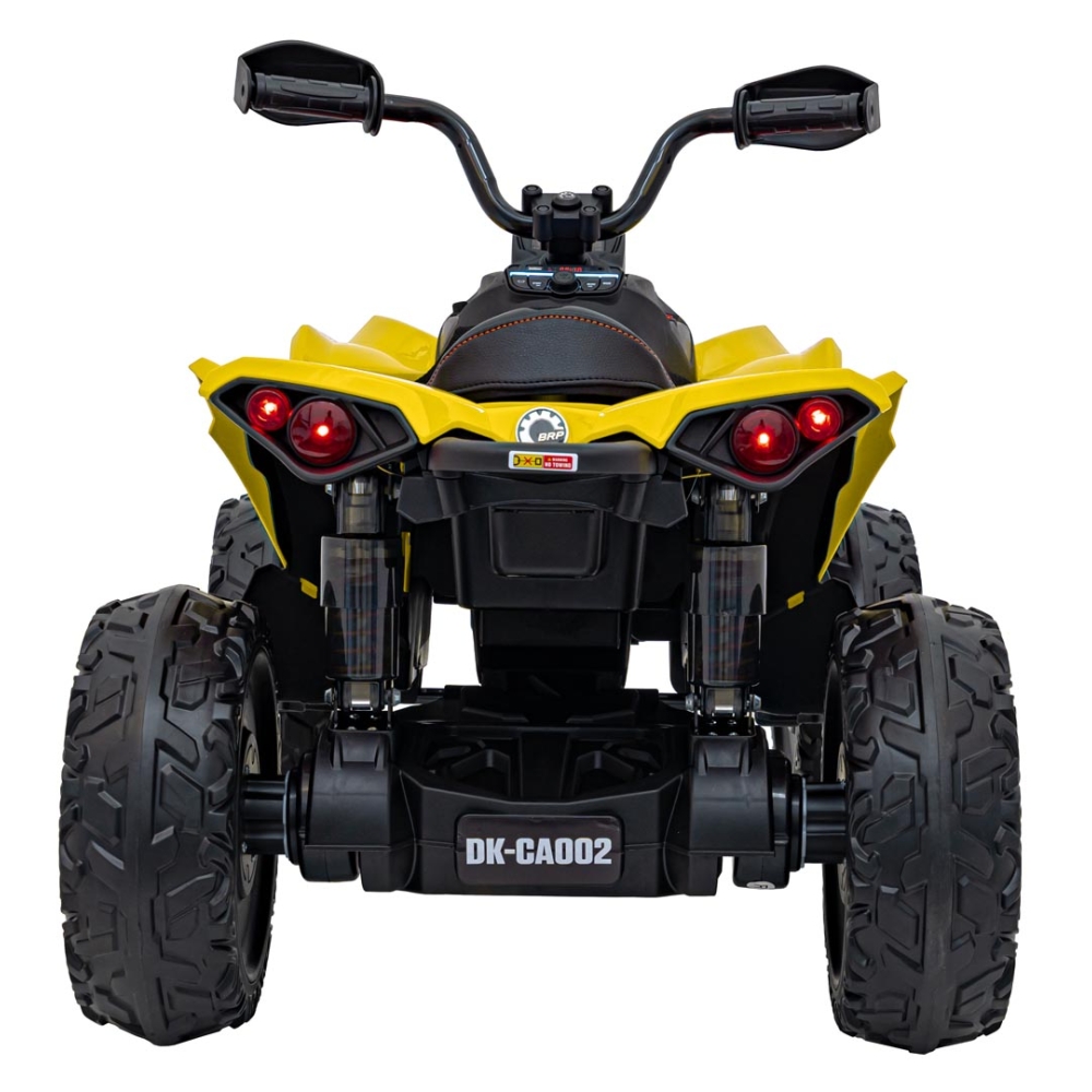 Elektrinis keturratis Maverick ATV, Yellow-Elektromobiliai vaikams, Keturračiai ir bagiai-e-vaikas
