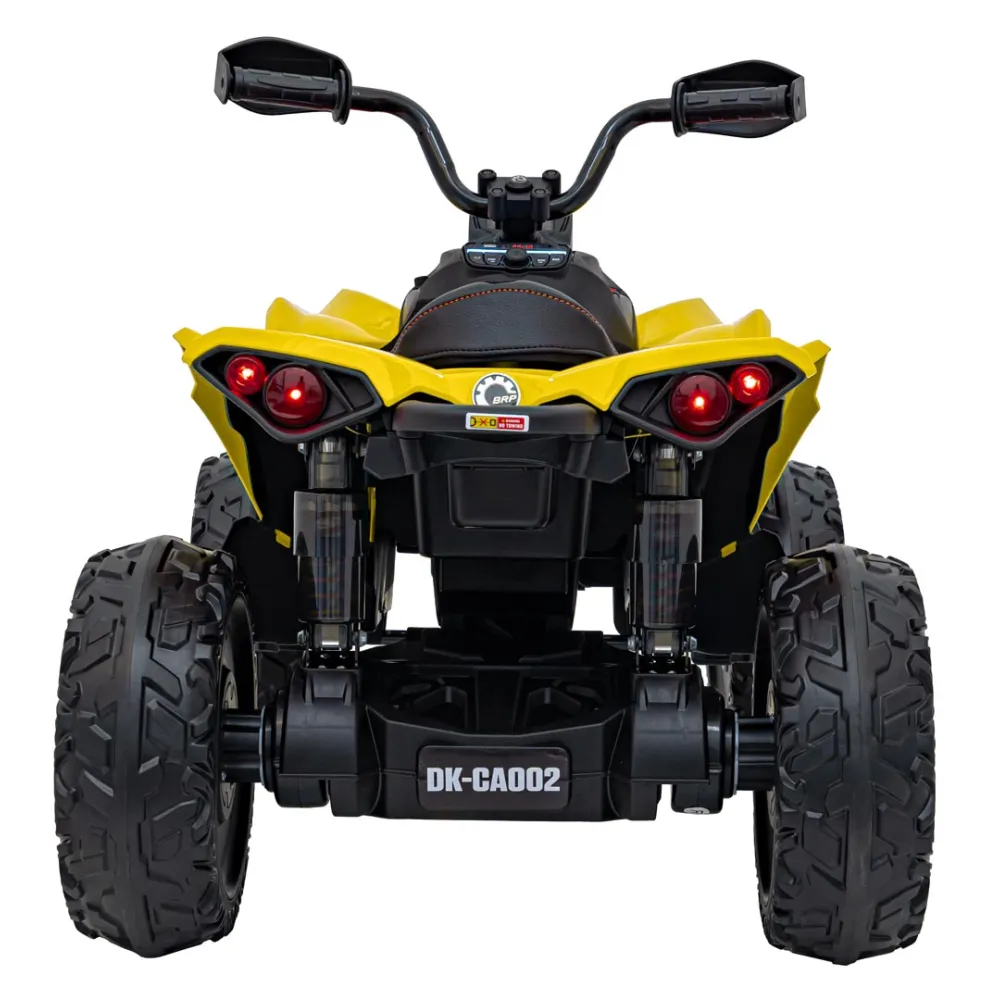 Elektrinis keturratis Maverick ATV, Yellow-Elektromobiliai vaikams, Keturračiai ir bagiai-e-vaikas