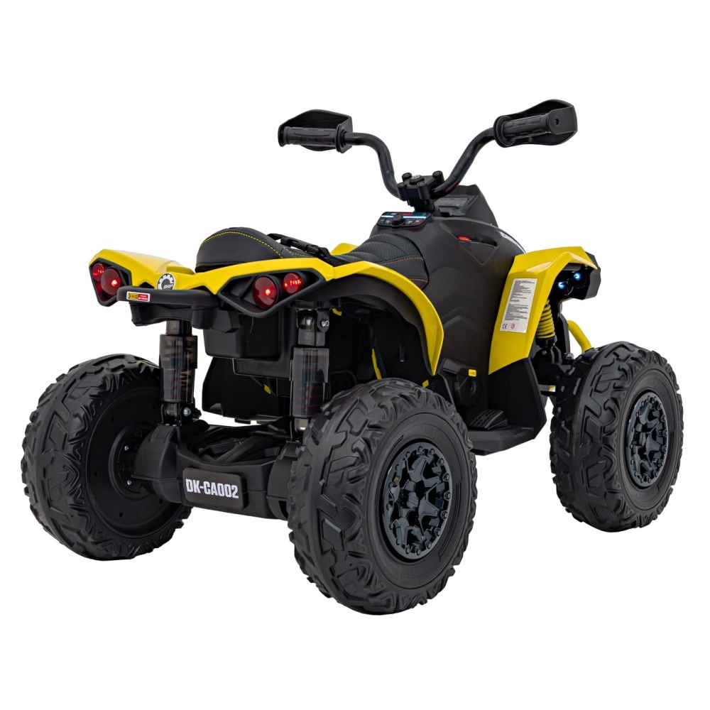 Elektrinis keturratis Maverick ATV, Yellow-Elektromobiliai vaikams, Keturračiai ir bagiai-e-vaikas