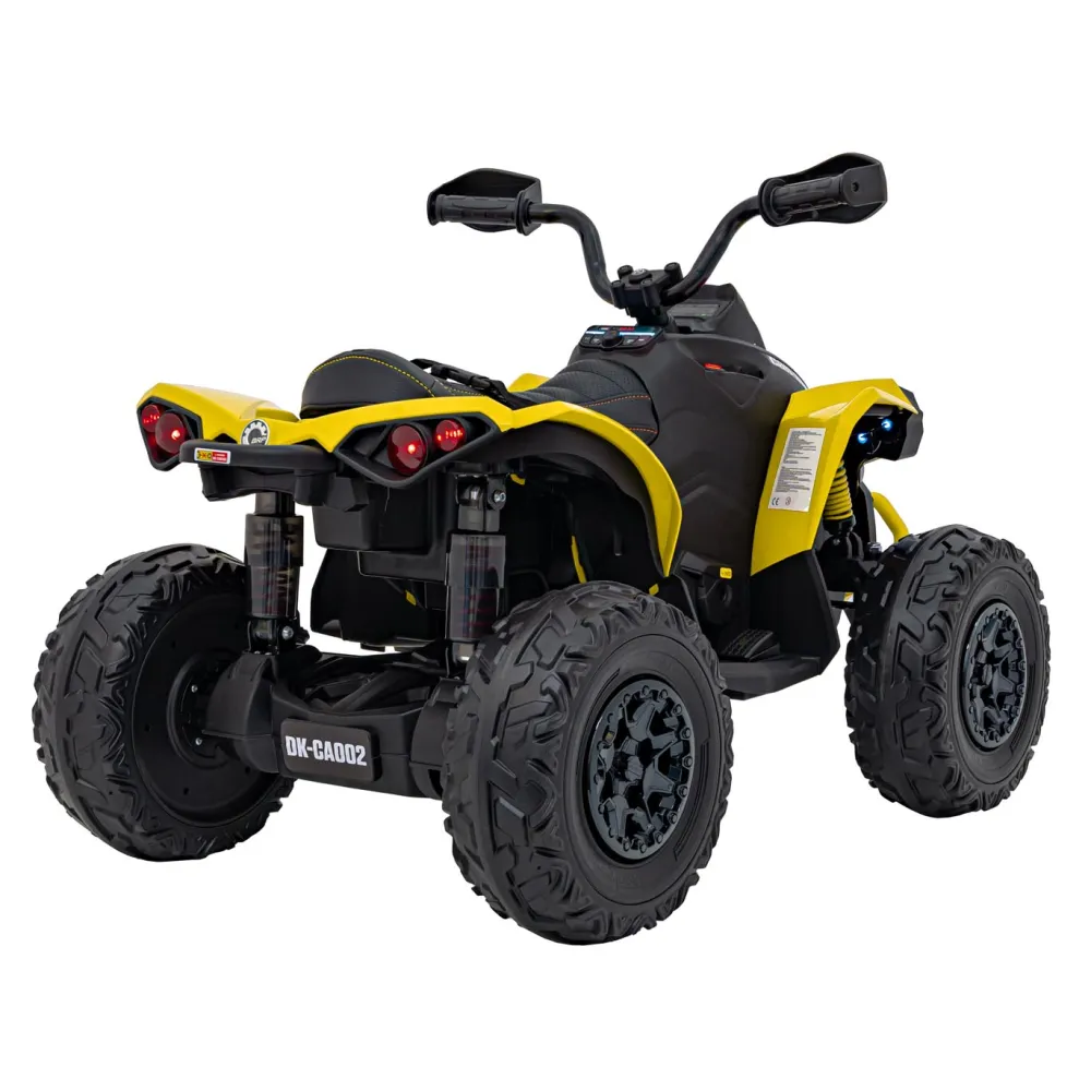 Elektrinis keturratis Maverick ATV, Yellow-Elektromobiliai vaikams, Keturračiai ir bagiai-e-vaikas
