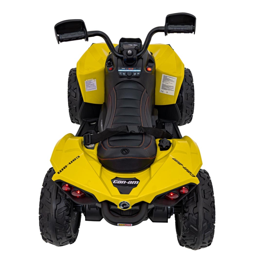 Elektrinis keturratis Maverick ATV, Yellow-Elektromobiliai vaikams, Keturračiai ir bagiai-e-vaikas