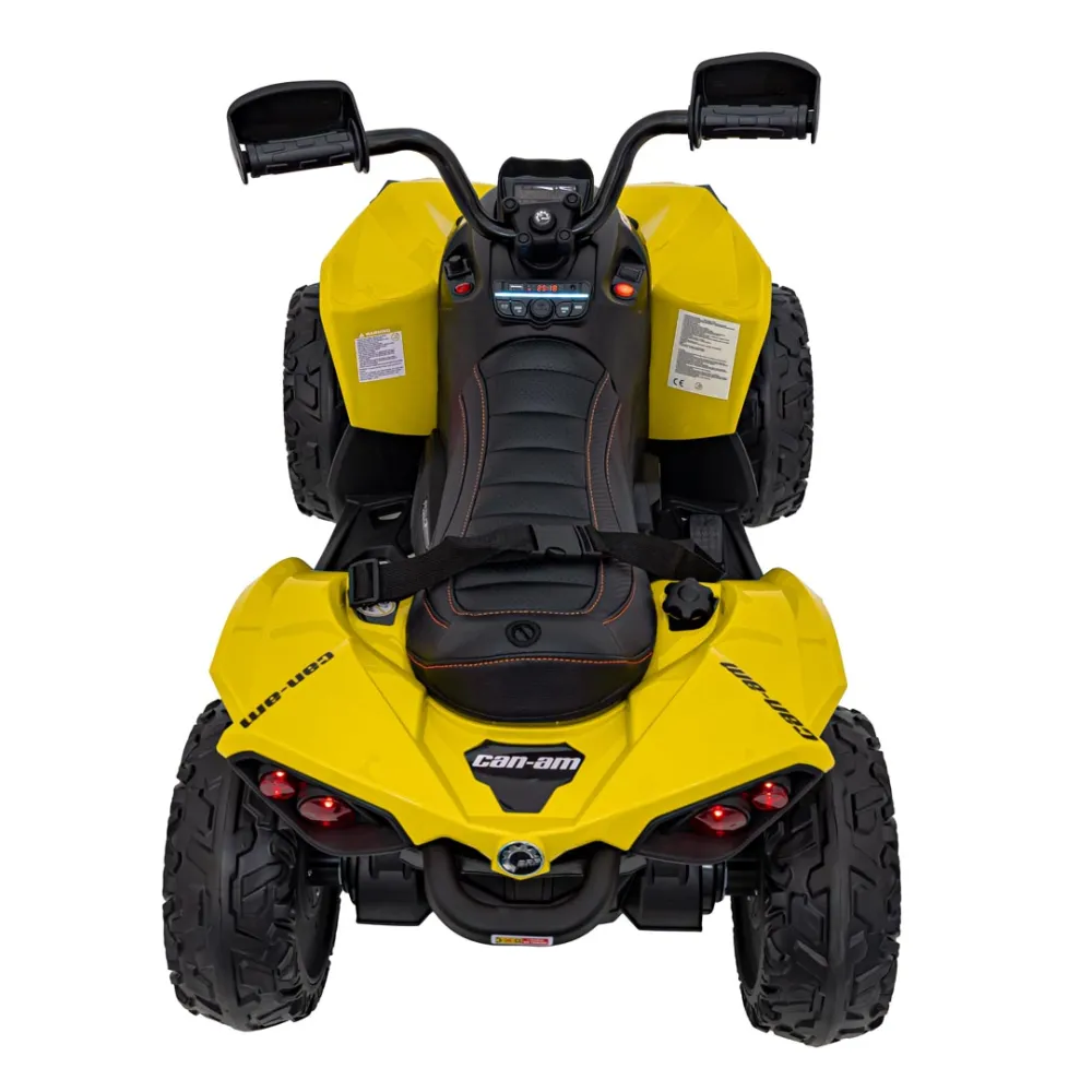 Elektrinis keturratis Maverick ATV, Yellow-Elektromobiliai vaikams, Keturračiai ir bagiai-e-vaikas