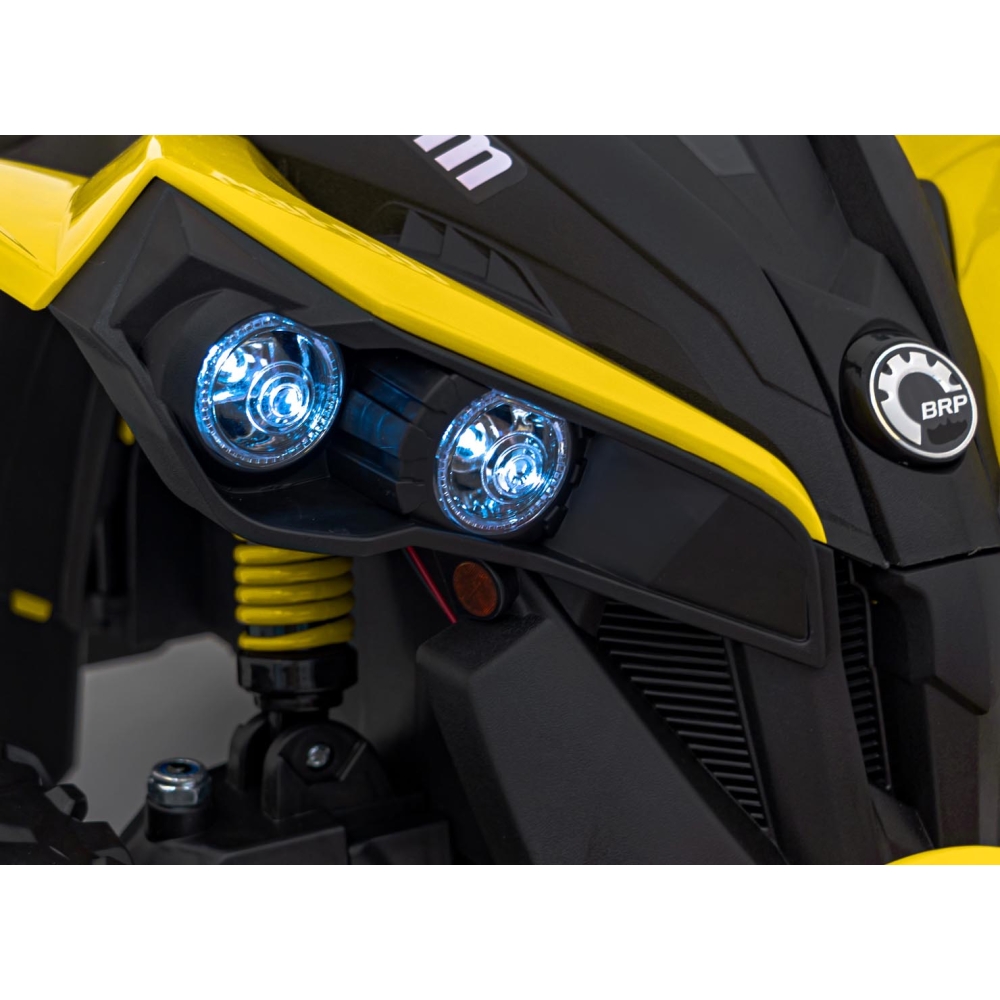 Elektrinis keturratis Maverick ATV, Yellow-Elektromobiliai vaikams, Keturračiai ir bagiai-e-vaikas