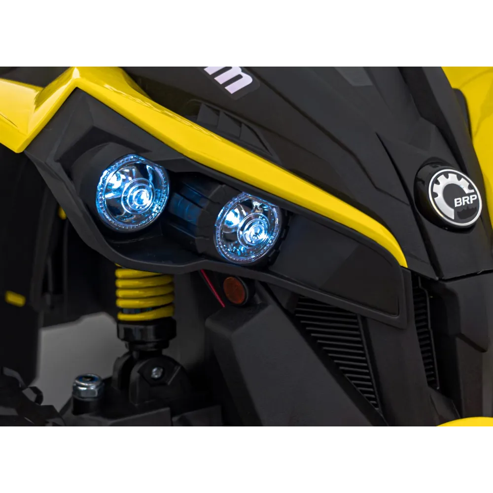 Elektrinis keturratis Maverick ATV, Yellow-Elektromobiliai vaikams, Keturračiai ir bagiai-e-vaikas