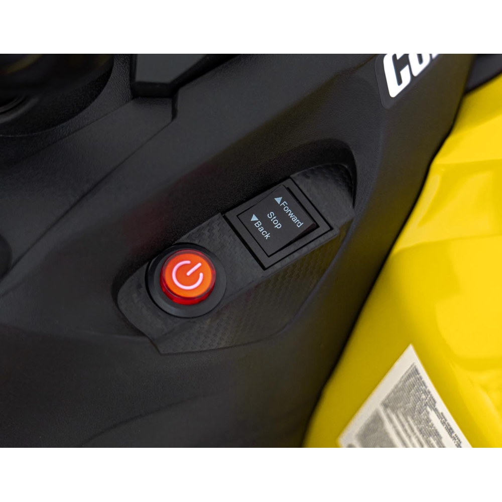 Elektrinis keturratis Maverick ATV, Yellow-Elektromobiliai vaikams, Keturračiai ir bagiai-e-vaikas