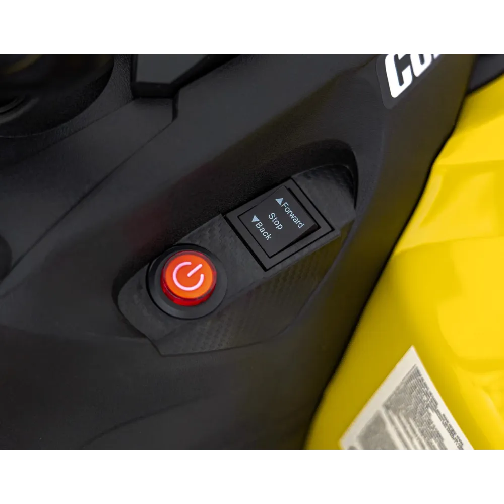 Elektrinis keturratis Maverick ATV, Yellow-Elektromobiliai vaikams, Keturračiai ir bagiai-e-vaikas