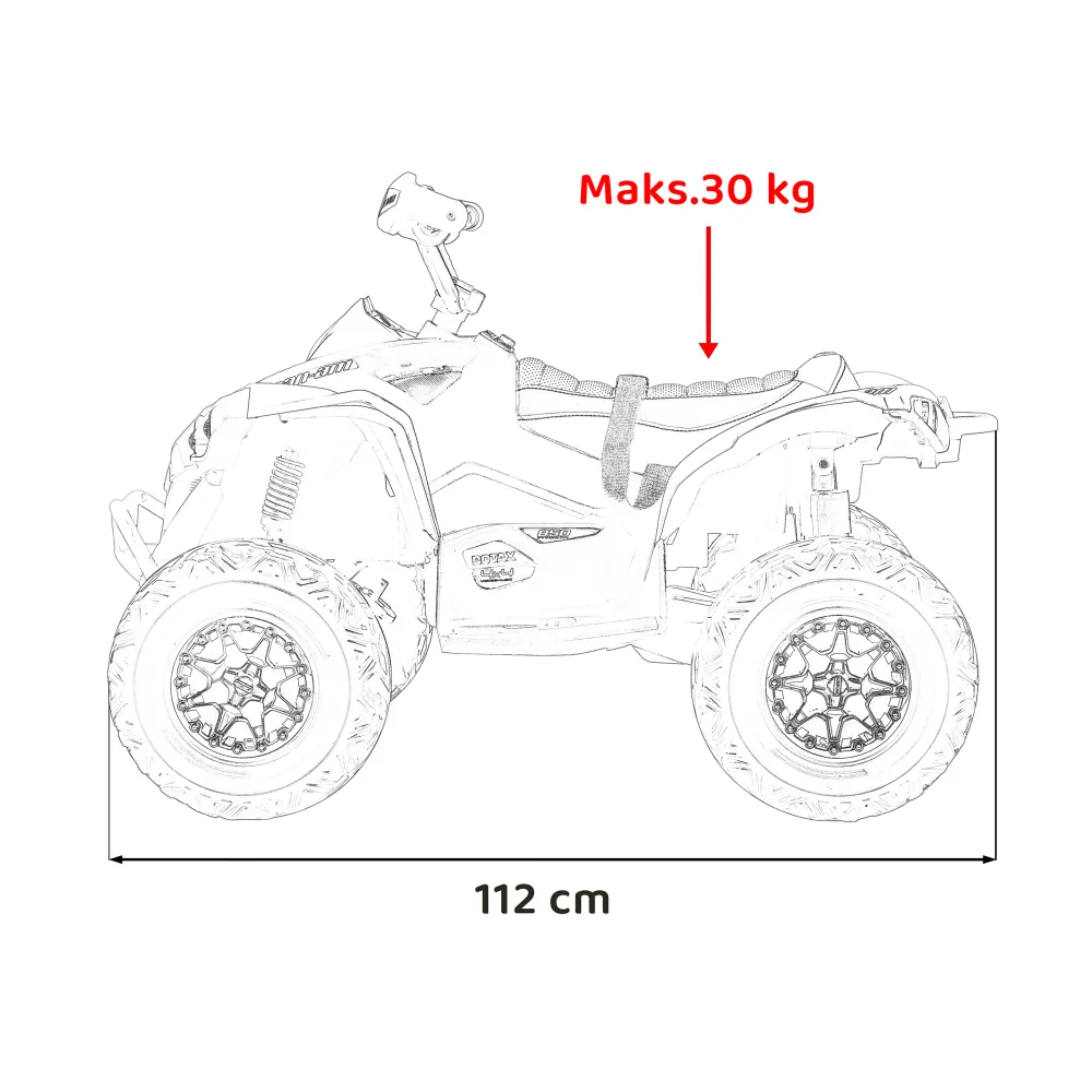 Elektrinis keturratis Maverick ATV, Yellow-Elektromobiliai vaikams, Keturračiai ir bagiai-e-vaikas