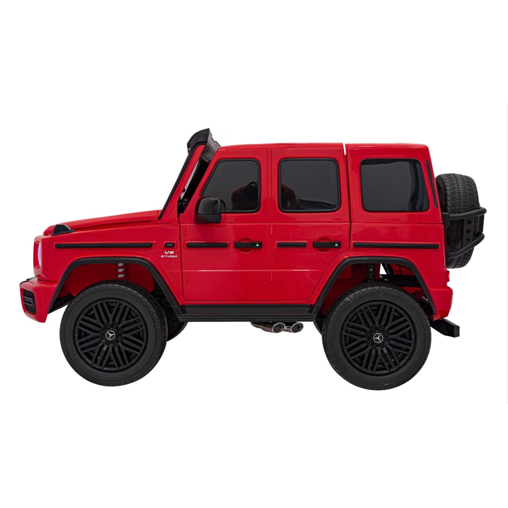 Elektromobilis Mercedes Benz G63 AMG XXL STRONG, Red-Elektromobiliai vaikams, Visureigiai-e-vaikas