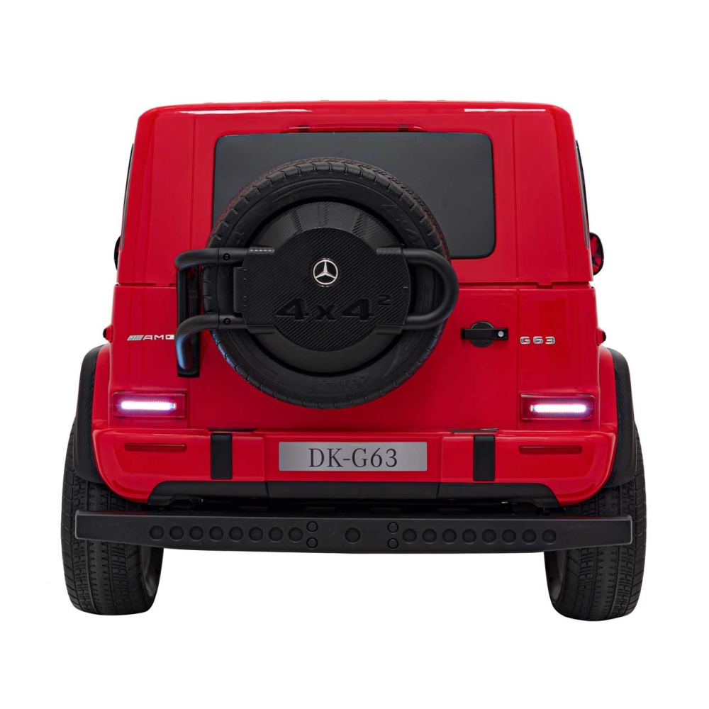 Elektromobilis Mercedes Benz G63 AMG XXL STRONG, Red-Elektromobiliai vaikams, Visureigiai-e-vaikas