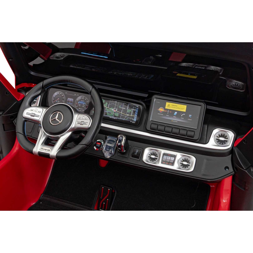 Elektromobilis Mercedes Benz G63 AMG XXL STRONG, Red-Elektromobiliai vaikams, Visureigiai-e-vaikas