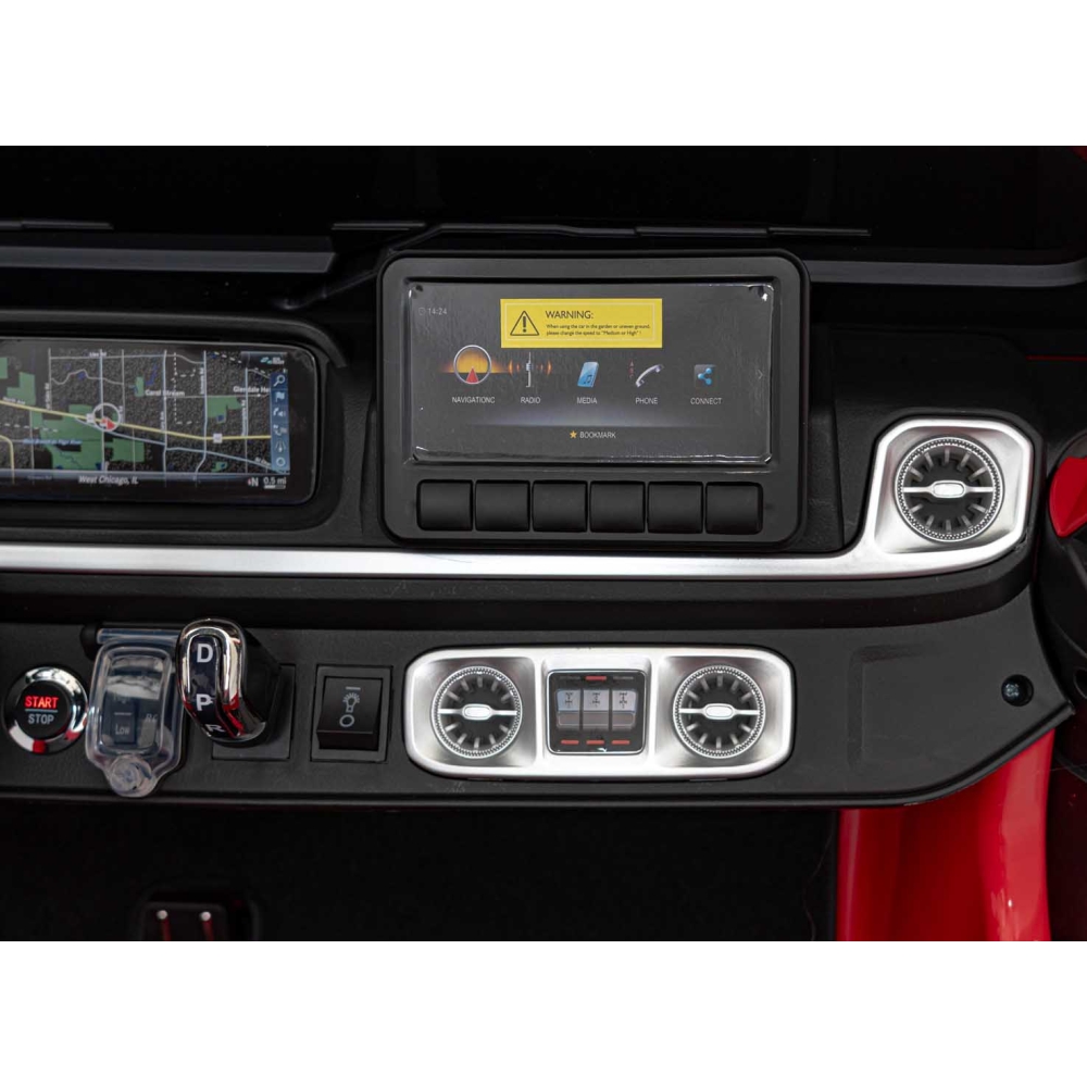 Elektromobilis Mercedes Benz G63 AMG XXL STRONG, Red-Elektromobiliai vaikams, Visureigiai-e-vaikas