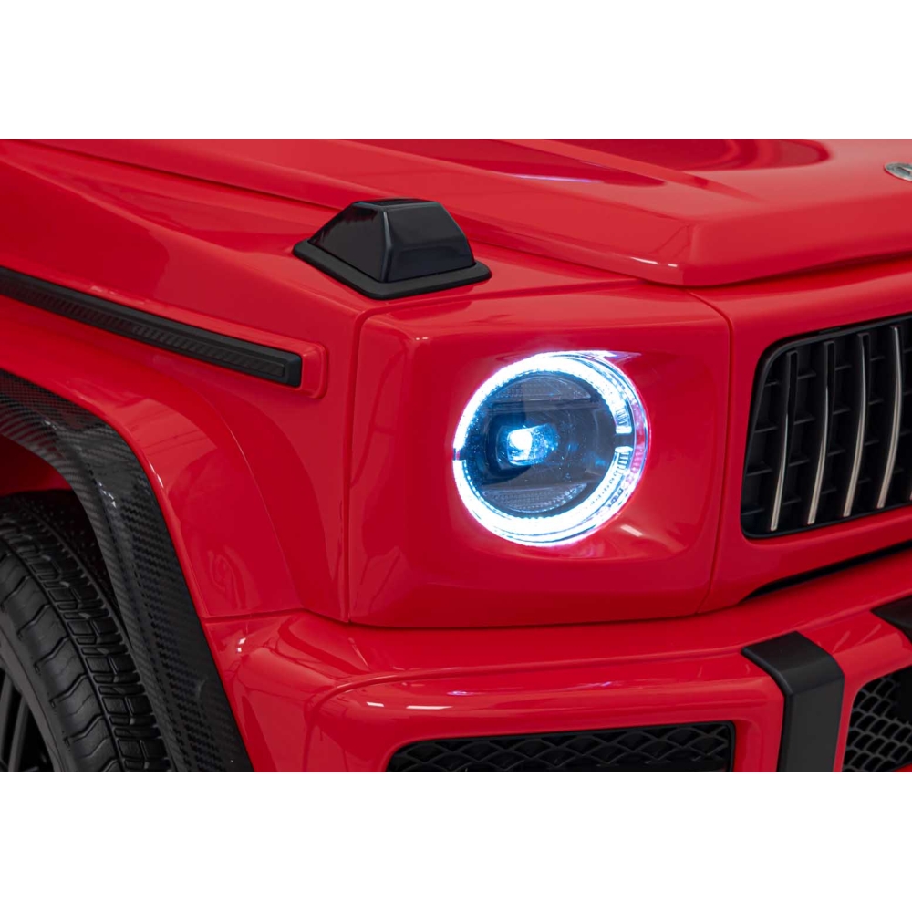 Elektromobilis Mercedes Benz G63 AMG XXL STRONG, Red-Elektromobiliai vaikams, Visureigiai-e-vaikas