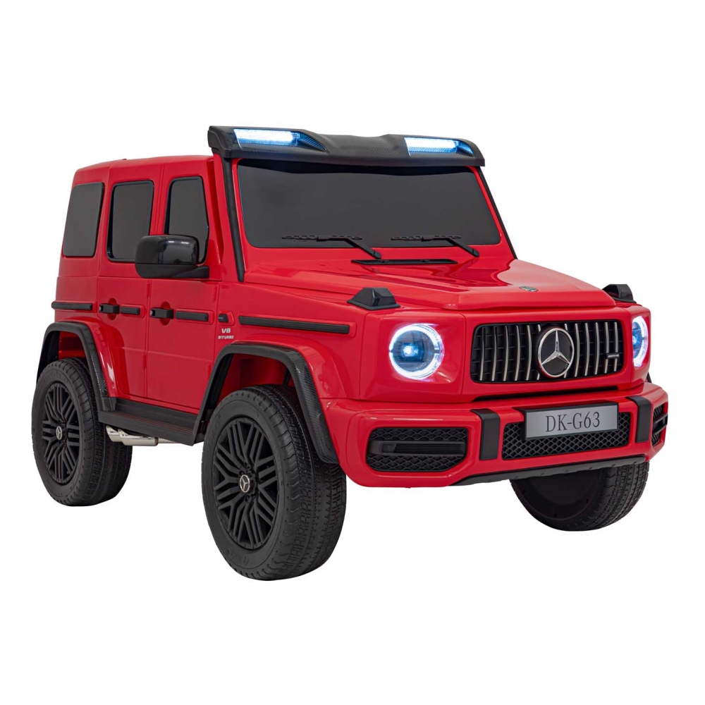 Elektromobilis Mercedes Benz G63 AMG XXL STRONG MP4, Red-Elektromobiliai vaikams, Visureigiai-e-vaikas