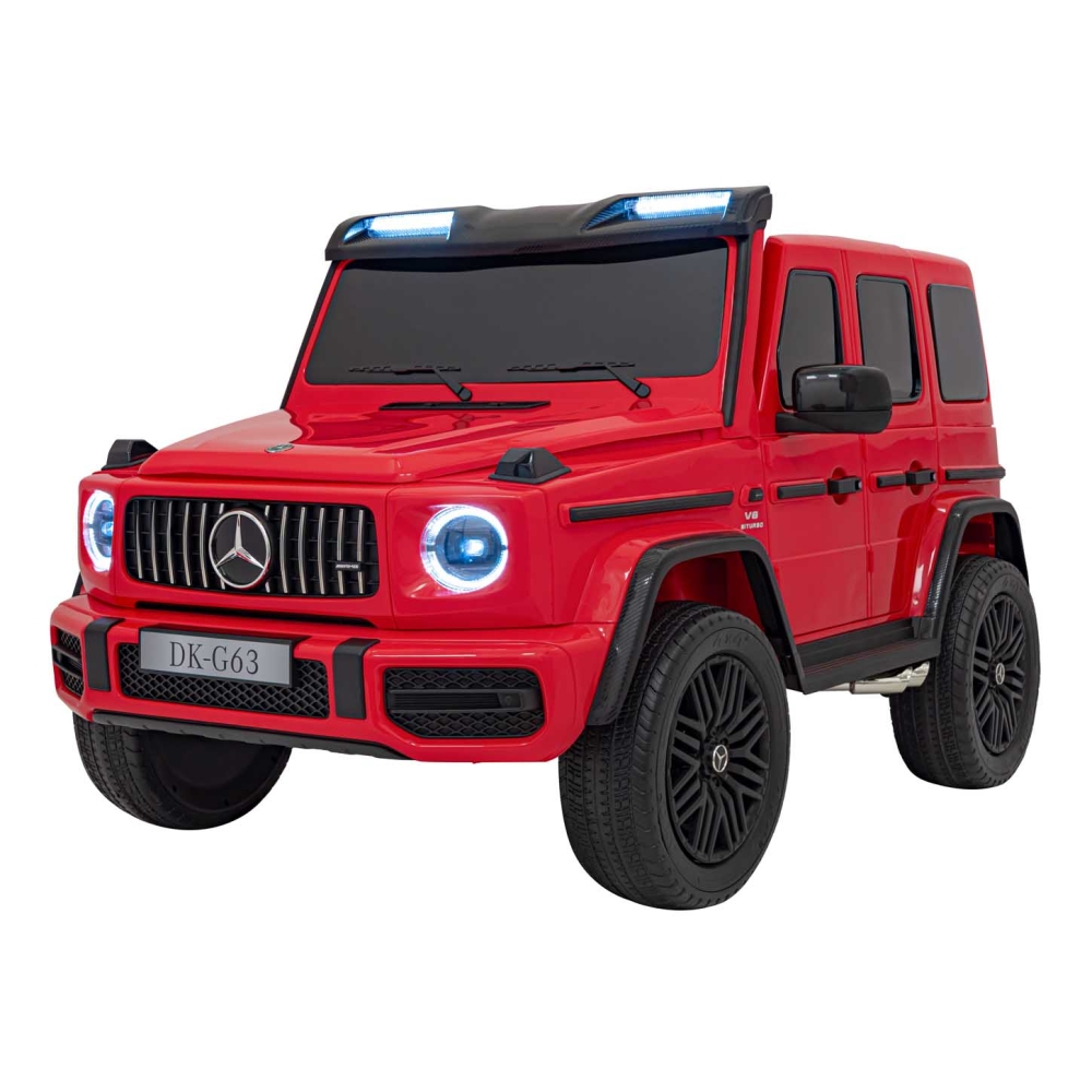 Elektromobilis Mercedes Benz G63 AMG XXL STRONG MP4, Red-Elektromobiliai vaikams, Visureigiai-e-vaikas