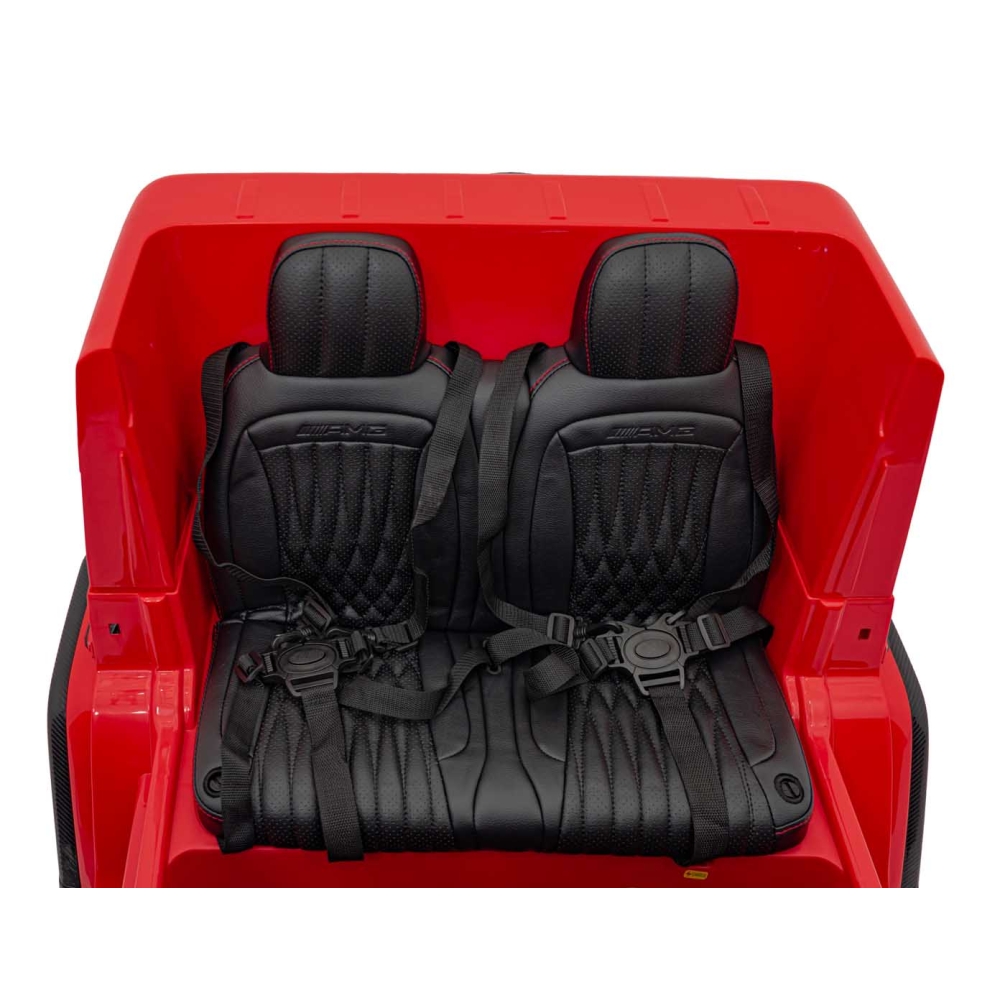 Elektromobilis Mercedes Benz G63 AMG XXL STRONG MP4, Red-Elektromobiliai vaikams, Visureigiai-e-vaikas