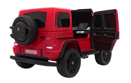 Elektromobilis Mercedes Benz G63 AMG XXL STRONG MP4, Red-Elektromobiliai vaikams, Visureigiai-e-vaikas