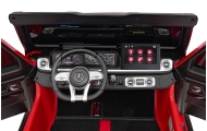 Elektromobilis Mercedes Benz G63 AMG XXL STRONG MP4, Red-Elektromobiliai vaikams, Visureigiai-e-vaikas
